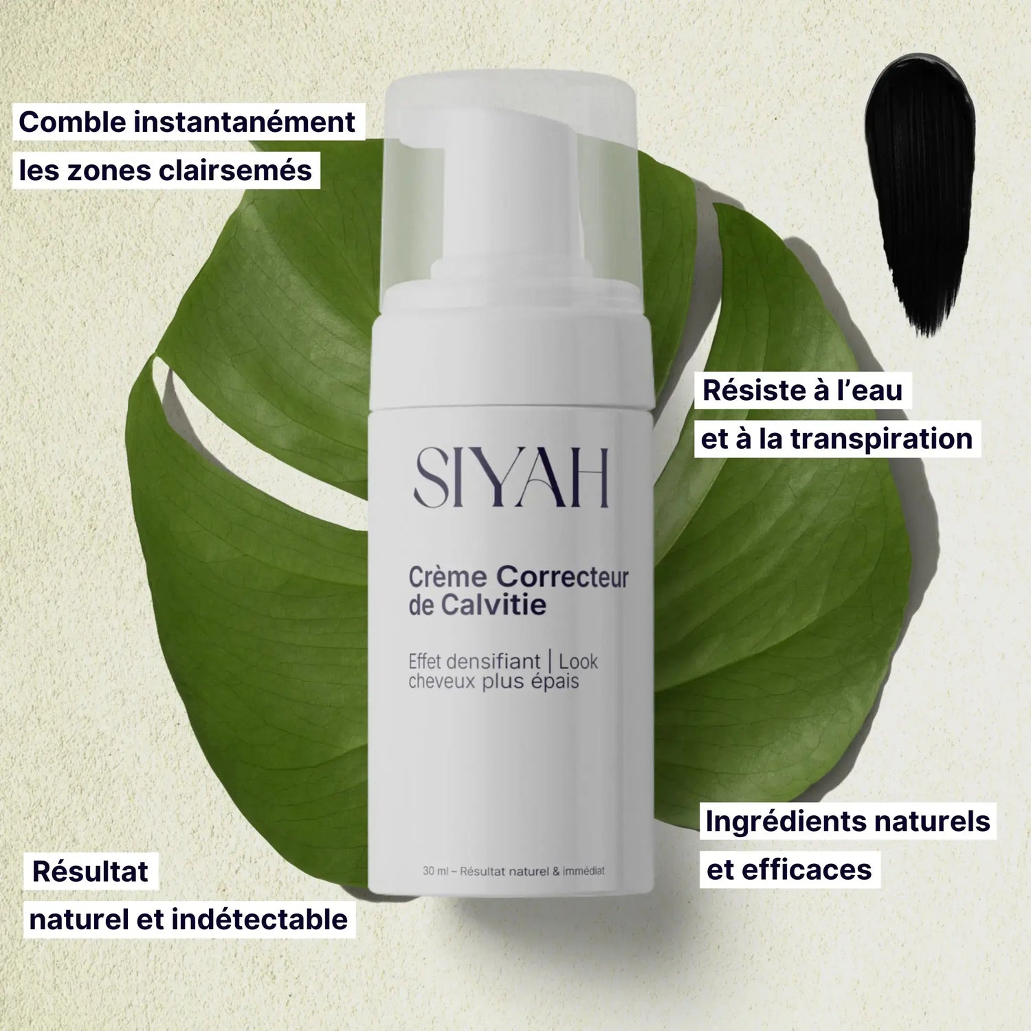 Crème capillaire Siyah® – Effet densité immédiat